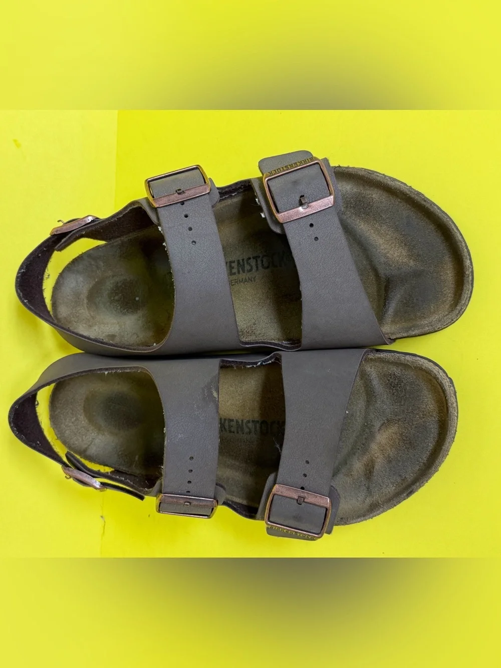 Birkenstock Unisex Milano Birkibuc Mocha Sandals EU41/W10-10.5/M8-8.5